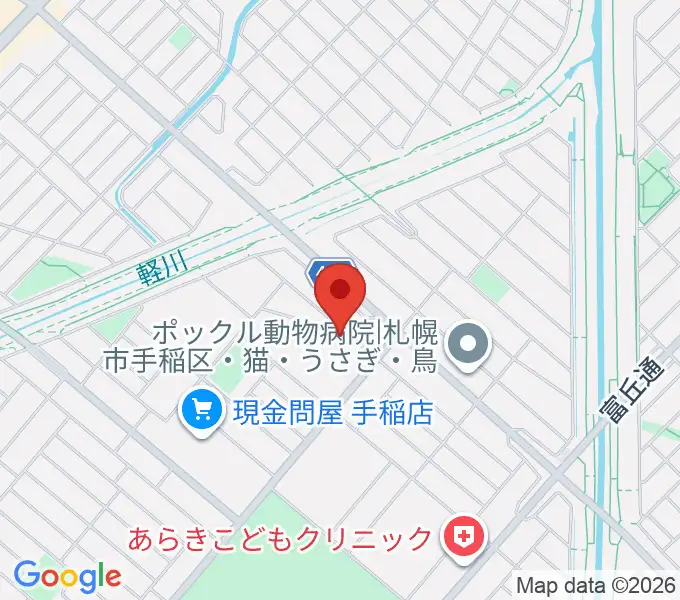 ニューホープ札幌ホールの地図
