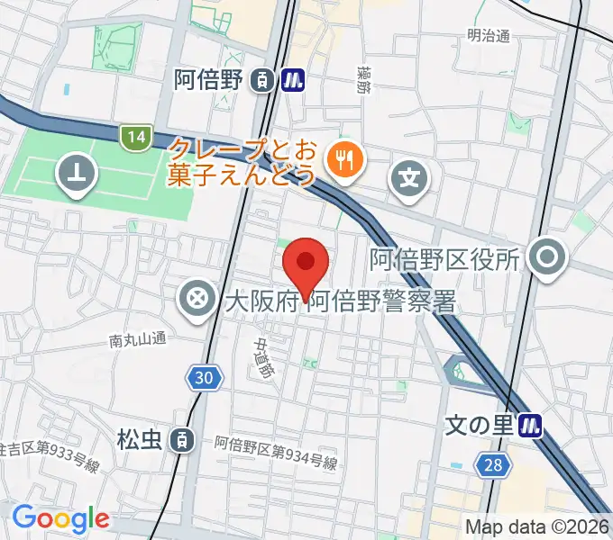 音楽教室 HOUSE MUSICの地図