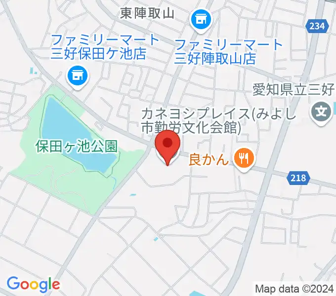 カネヨシプレイスの地図