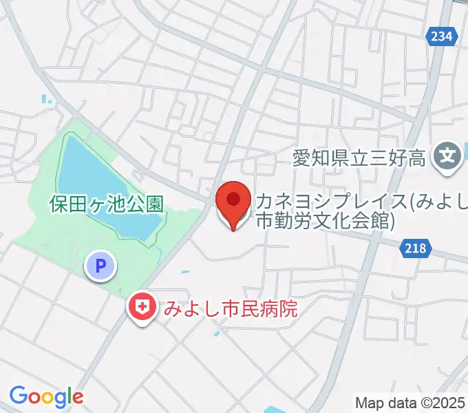 カネヨシプレイスの地図
