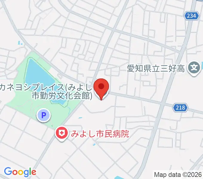 カネヨシプレイスの地図