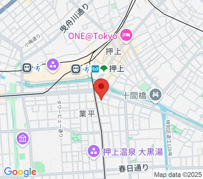 押上ロックボトムの地図