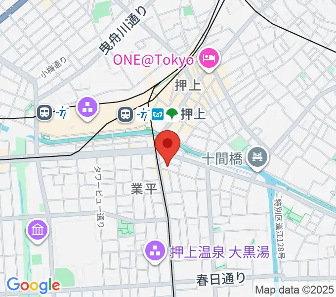 押上ロックボトムの地図