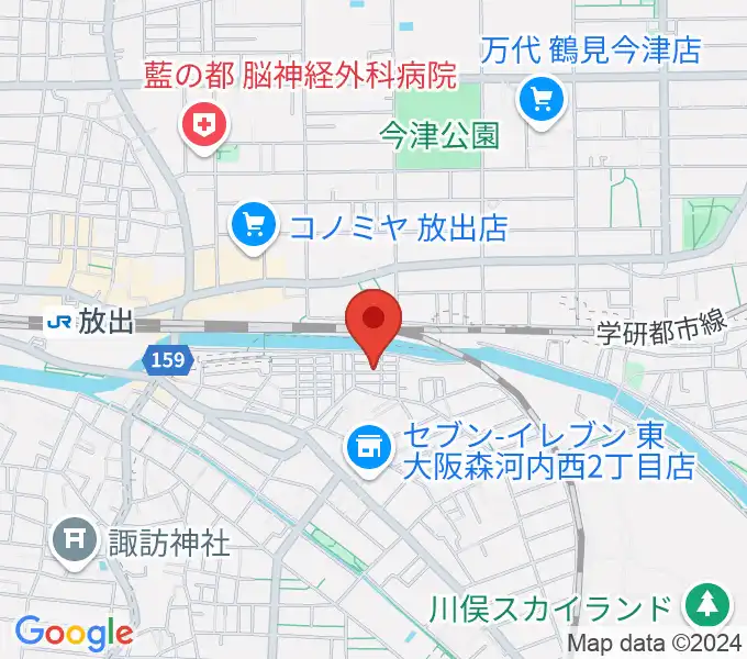 さくら音楽教室の地図