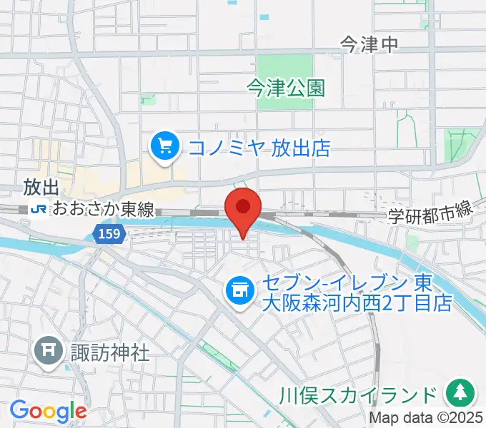 さくら音楽教室の地図