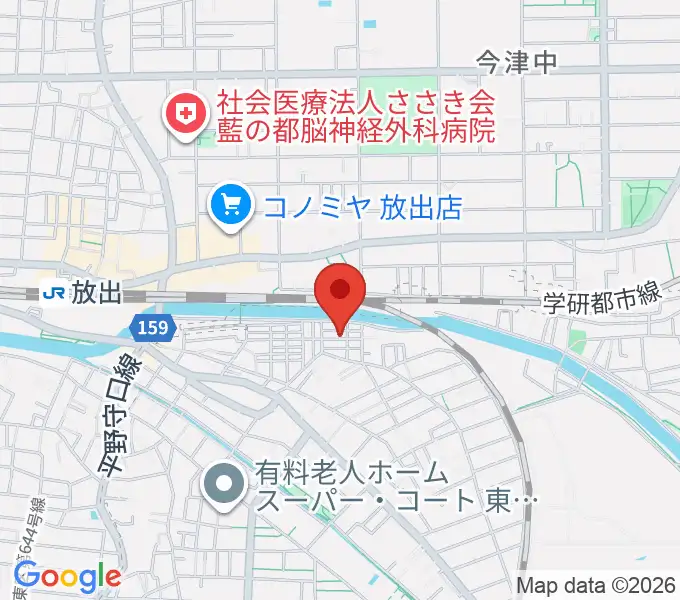 さくら音楽教室の地図