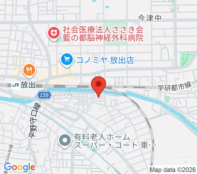 さくら音楽教室の地図