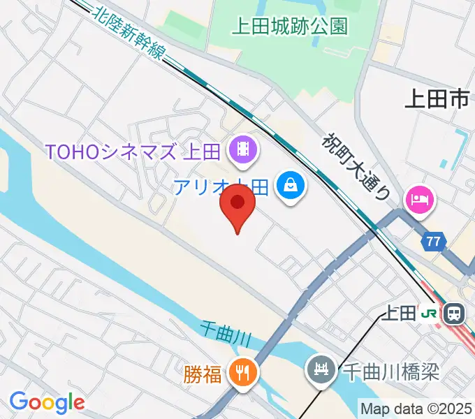 サントミューゼの地図