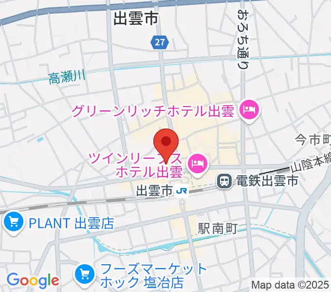パルメイト出雲の地図