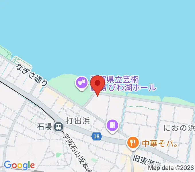 ピアザ淡海 ピアザホールの地図