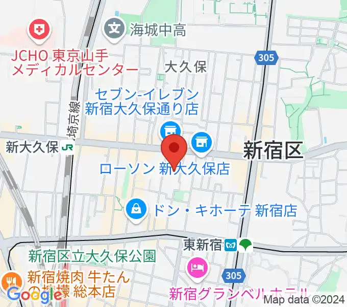 R'sアートコートの地図