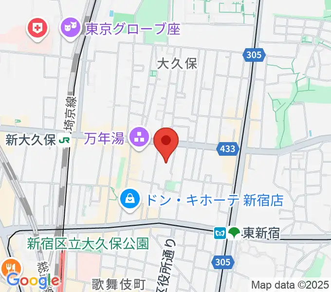 R'sアートコートの地図