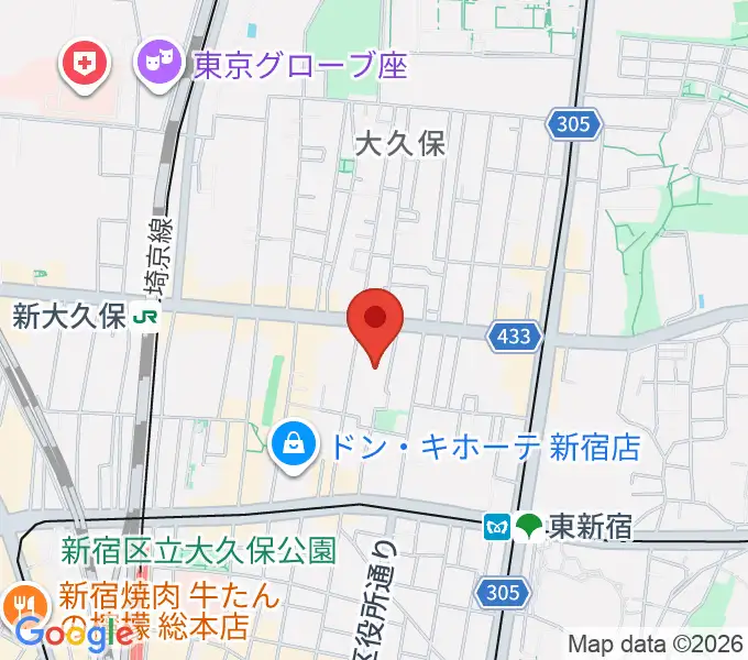 R'sアートコートの地図