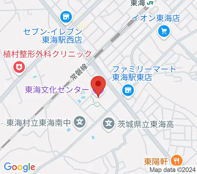 東海文化センターの地図