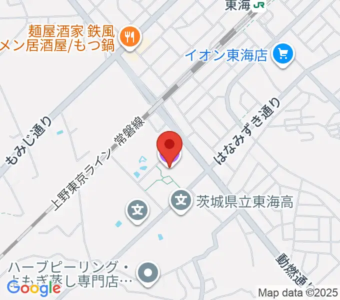 東海文化センターの地図