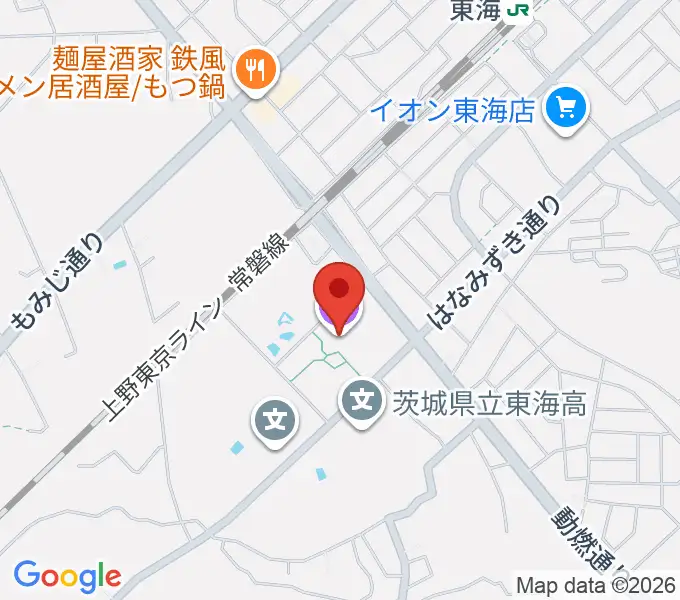 東海文化センターの地図