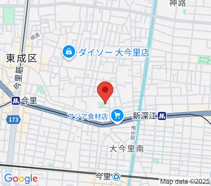 羽賀エレキベース・ウクレレ教室の地図