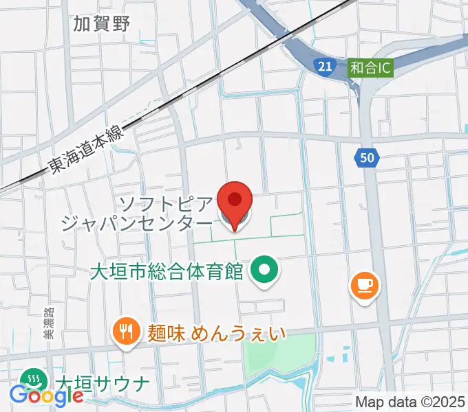 ソフトピアジャパンセンターの地図