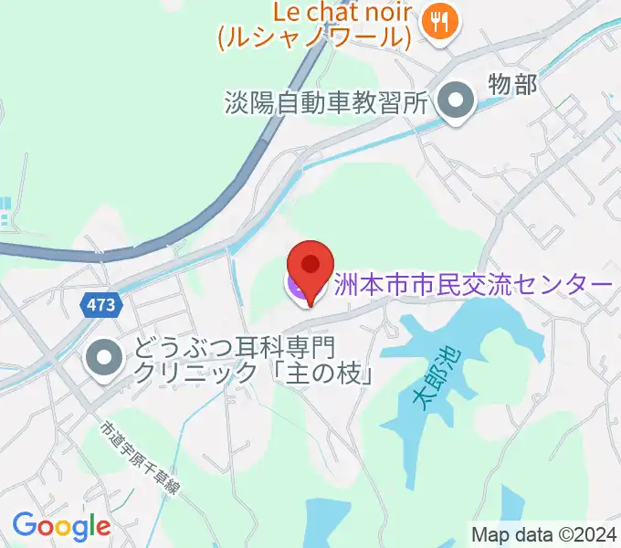 洲本市市民交流センターの地図