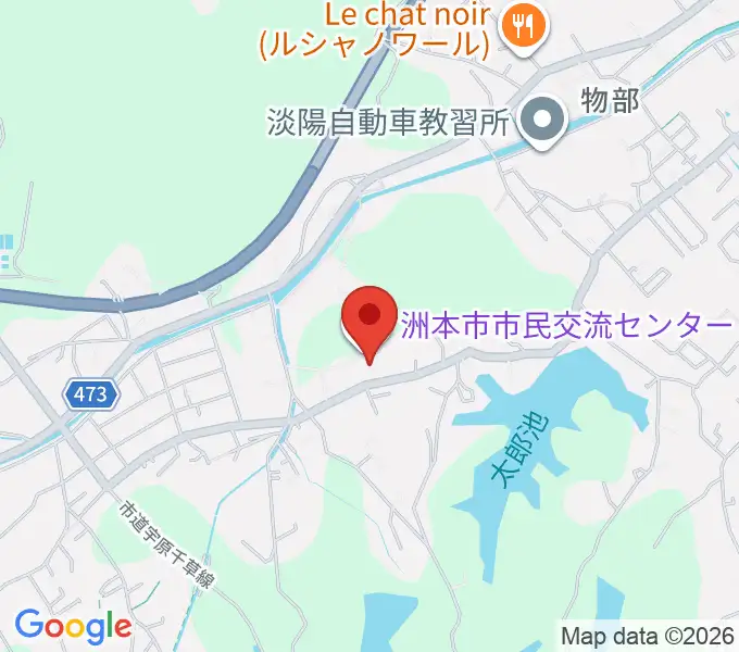 洲本市市民交流センターの地図