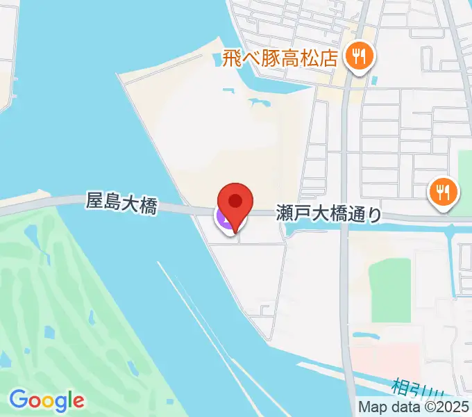 穴吹学園ホールの地図