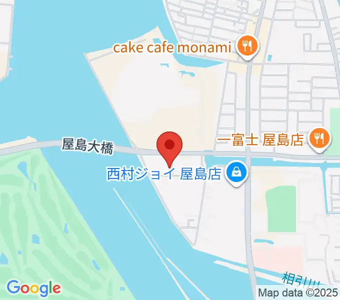 穴吹学園ホールの地図