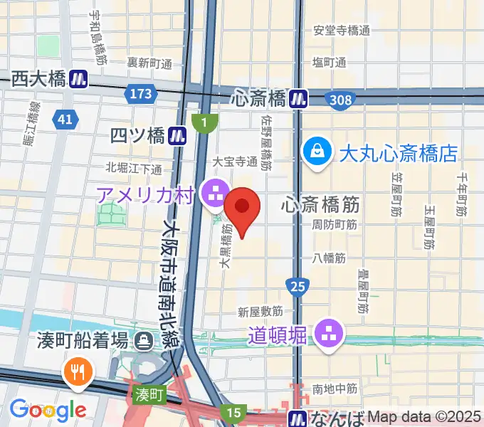 ソアーズミュージックラボの地図