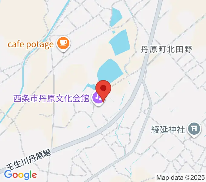 西条市丹原文化会館の地図