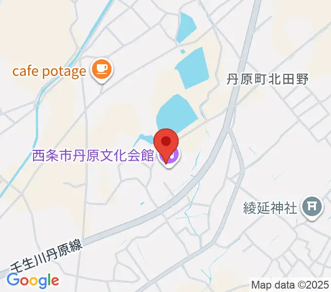西条市丹原文化会館の地図