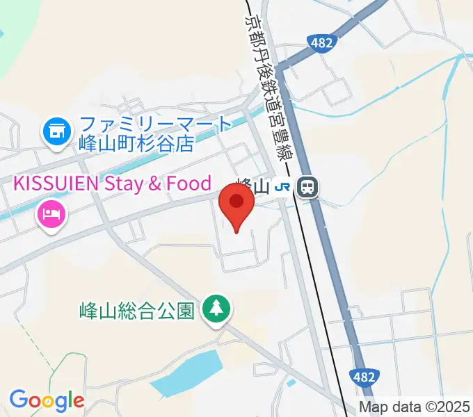 京都府丹後文化会館の地図