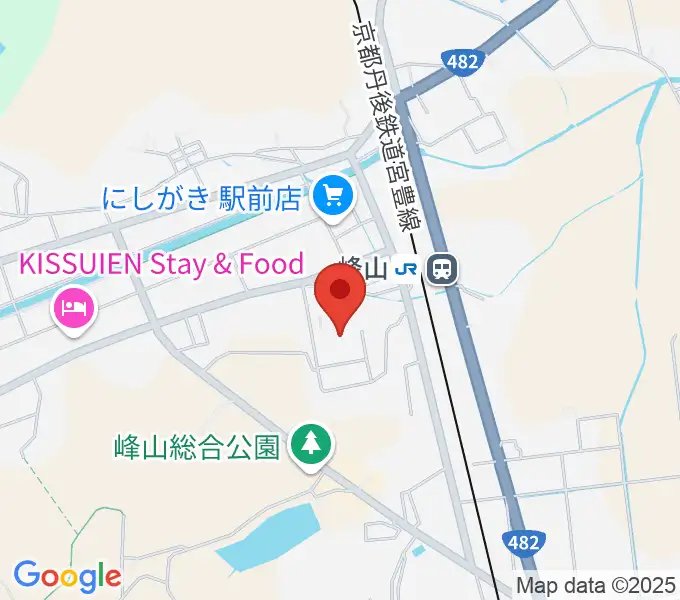 京都府丹後文化会館の地図