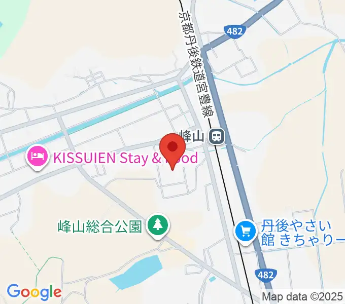京都府丹後文化会館の地図