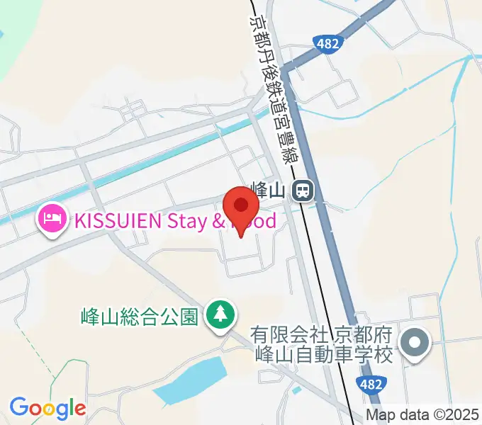 京都府丹後文化会館の地図