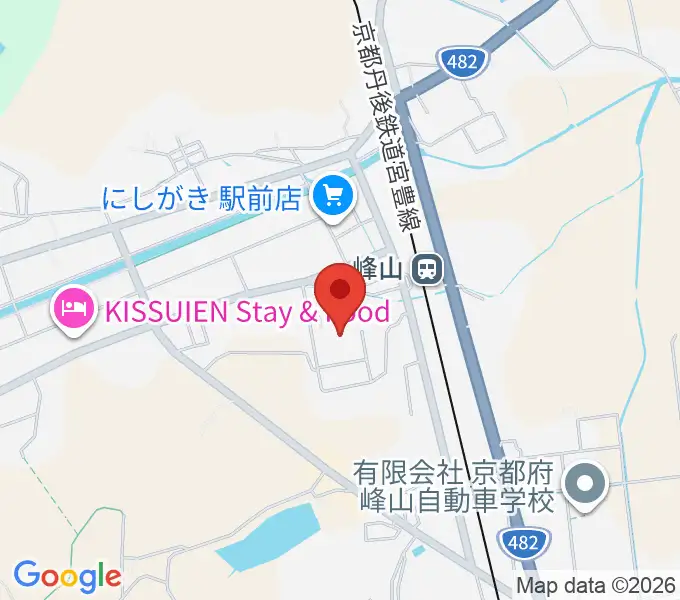 京都府丹後文化会館の地図