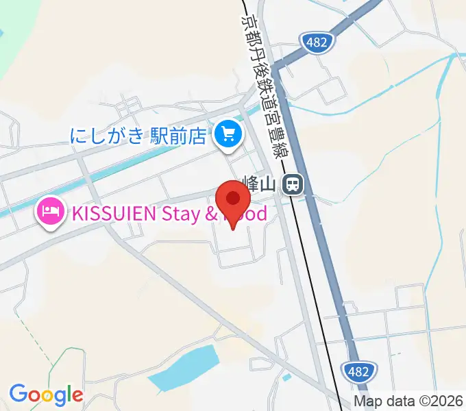 京都府丹後文化会館の地図