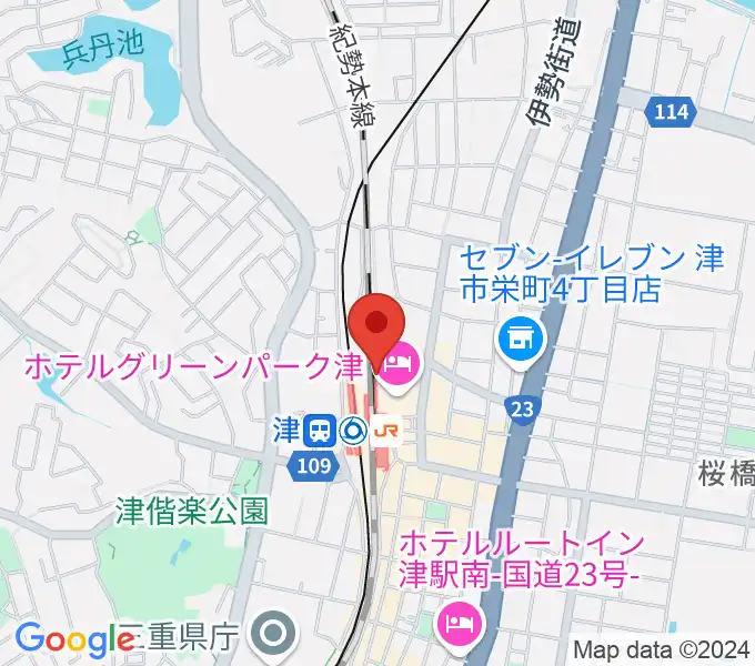 アストプラザの地図