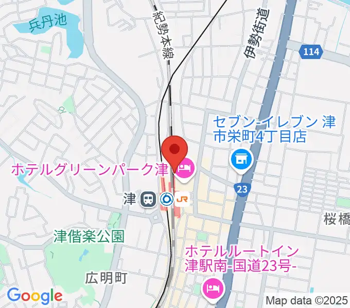アストプラザの地図