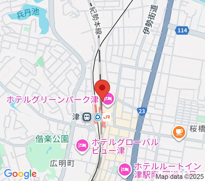 アストプラザの地図
