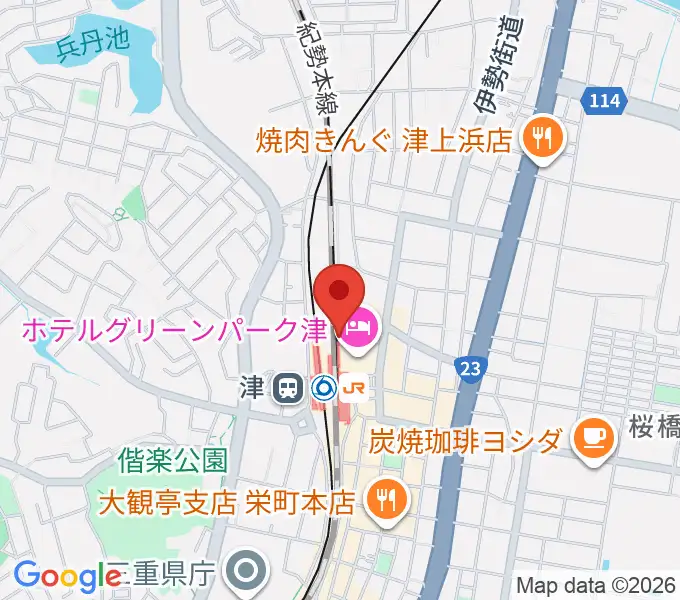 アストプラザの地図