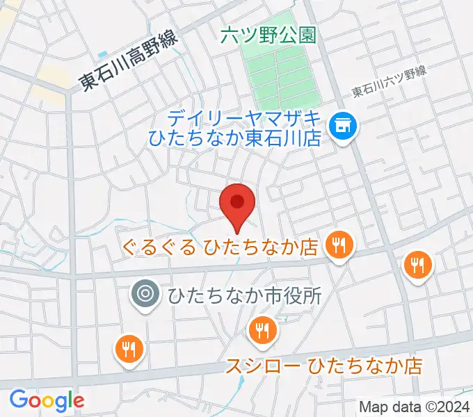 ワークプラザ勝田の地図