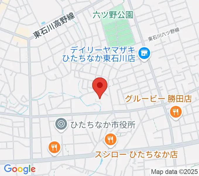 ワークプラザ勝田の地図
