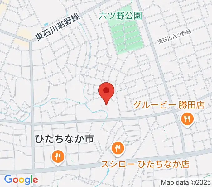 ワークプラザ勝田の地図