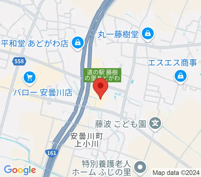 藤樹の里文化芸術会館の地図