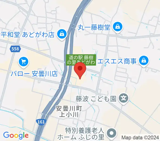 藤樹の里文化芸術会館の地図