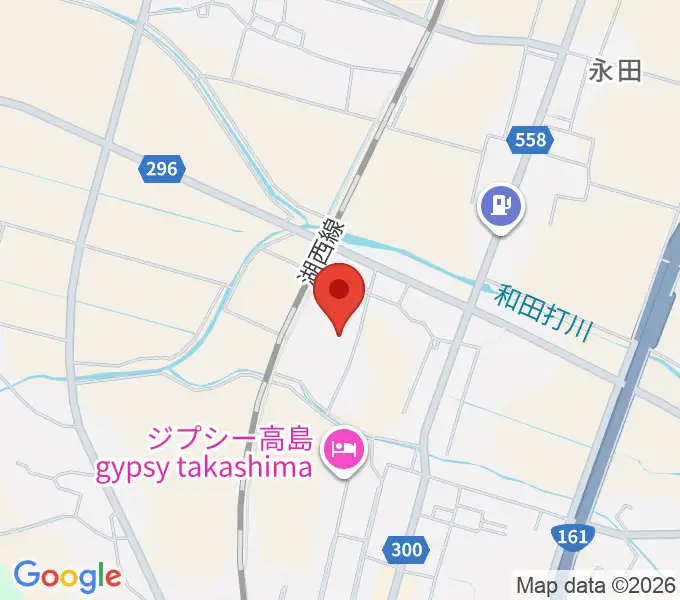 ガリバーホールの地図