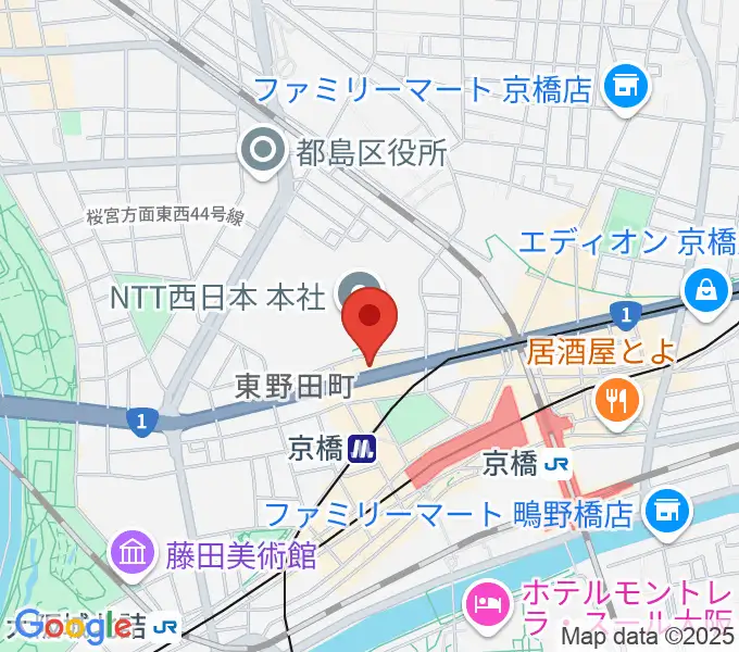 K Music Actの地図