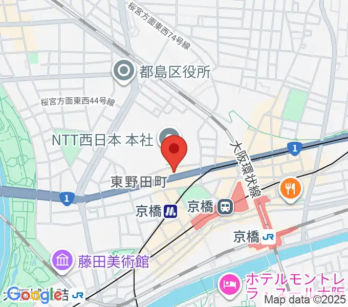 K Music Actの地図