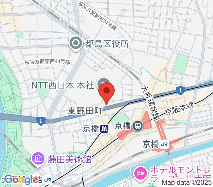 K Music Actの地図