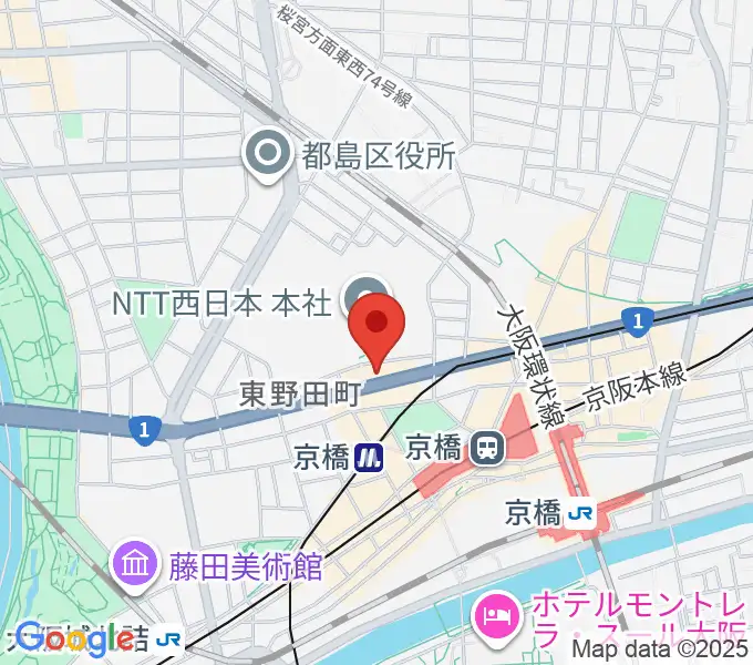 K Music Actの地図