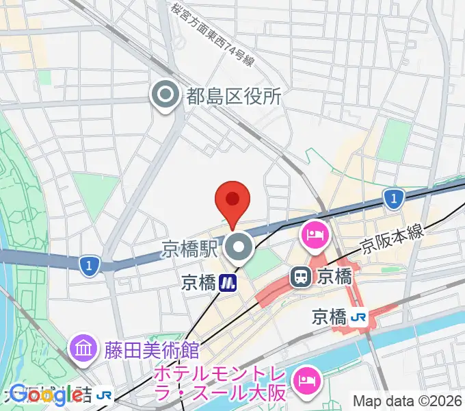 K Music Actの地図